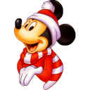 Mickey Christmas Emoticon