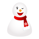 Wink Snowman Emoticon