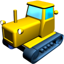 Catterpillar Tractor Emoticon